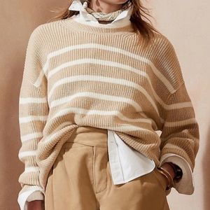 Banana Republic 100% Cotton Oversized Mariner Sweater - Large & XL